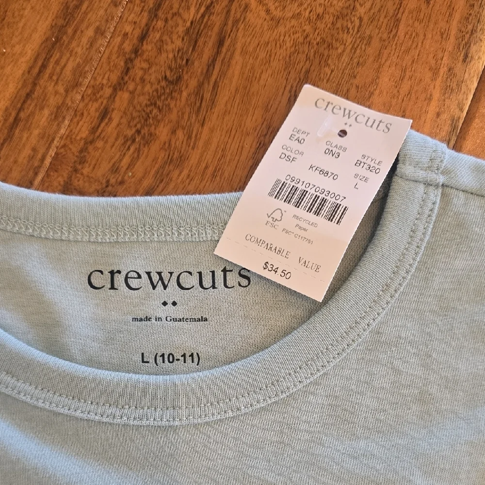 Crewcuts Boys 10-12. NWT. 2 LS Shirts & 1 SS Shirt. - Picture 5 of 7
